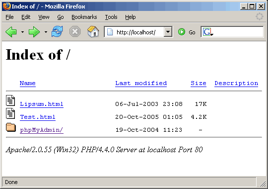 Apache web root - localhost Apache web root - localhost